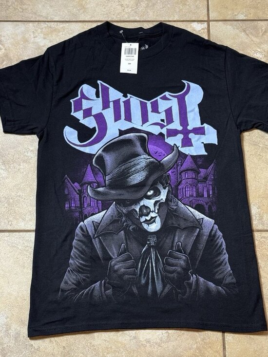 Ghost Other - Ghost Papa V Perpetua Top Hat T-Shirt Size MEDIUM New With Tags